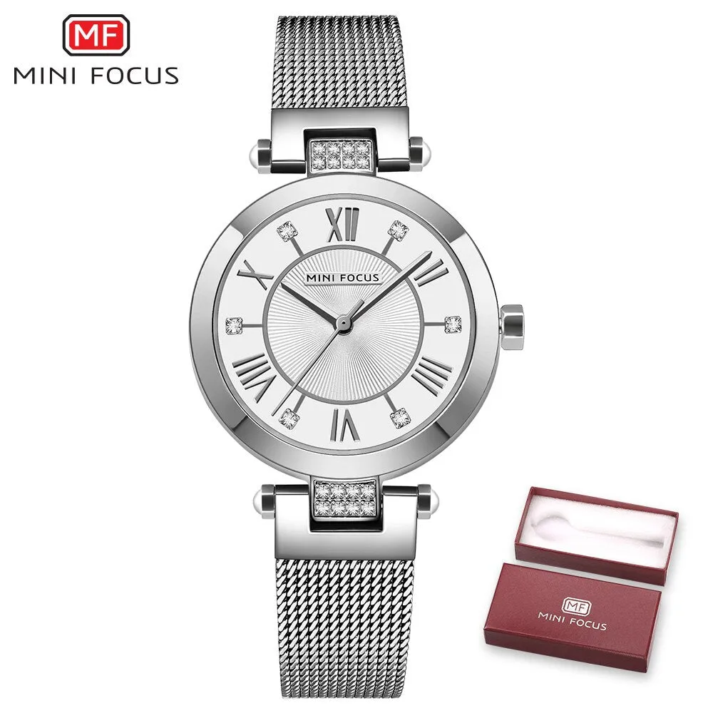 MINI FOCUS Ladys Luxury Brand Women Watches Waterproof Fashion Watch for Woman Ladies Wrist Watch Relogio Feminino Montre Femme
