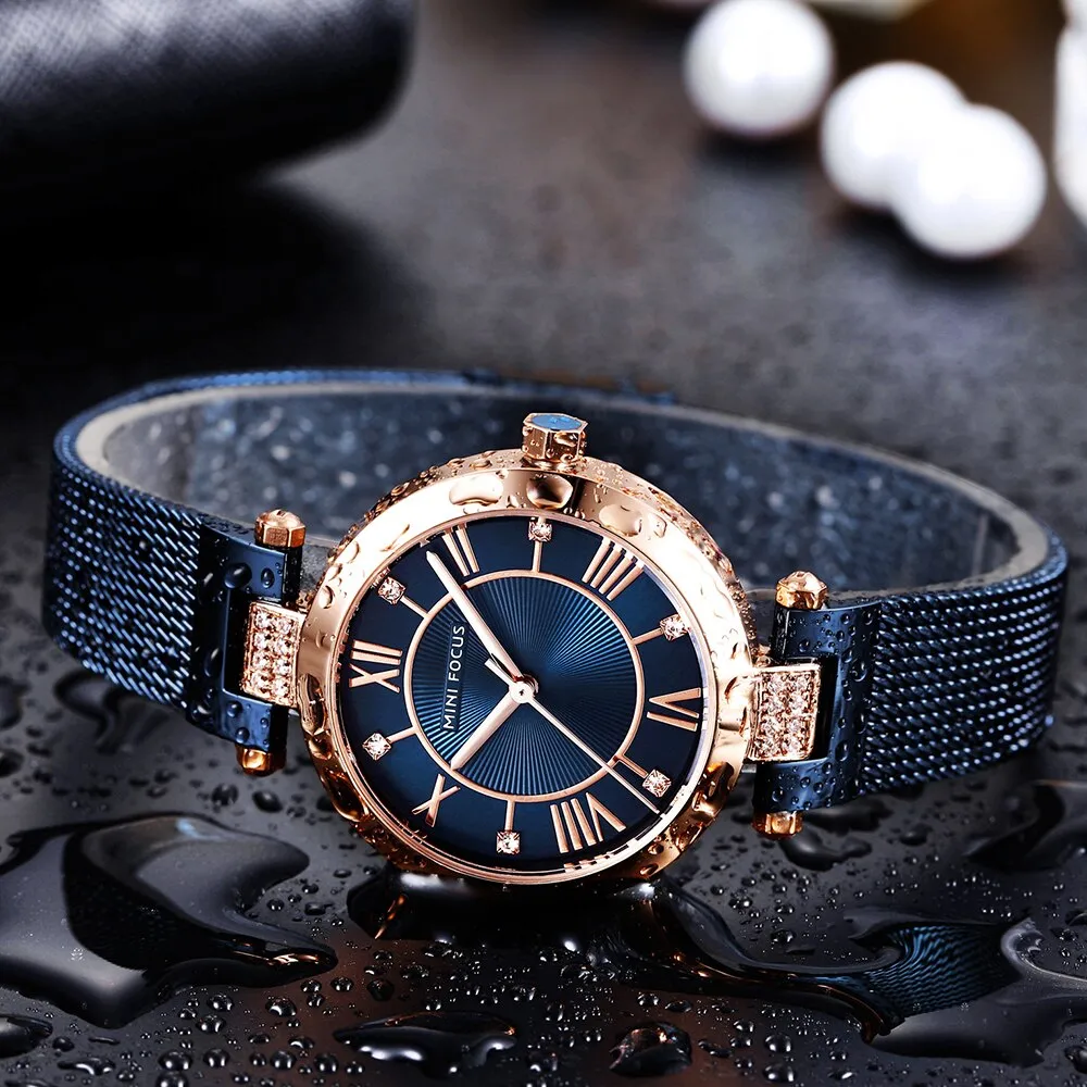 MINI FOCUS Ladys Luxury Brand Women Watches Waterproof Fashion Watch for Woman Ladies Wrist Watch Relogio Feminino Montre Femme