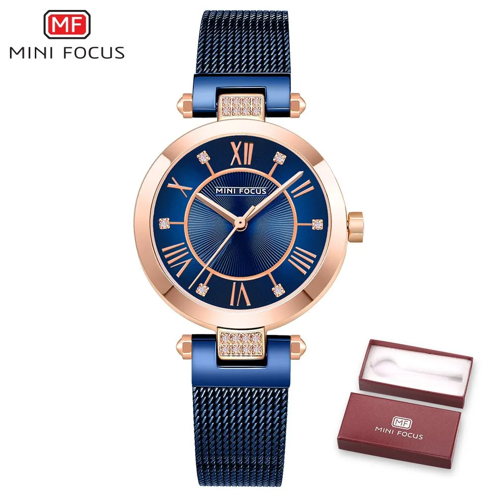 MINI FOCUS Ladys Luxury Brand Women Watches Waterproof Fashion Watch for Woman Ladies Wrist Watch Relogio Feminino Montre Femme
