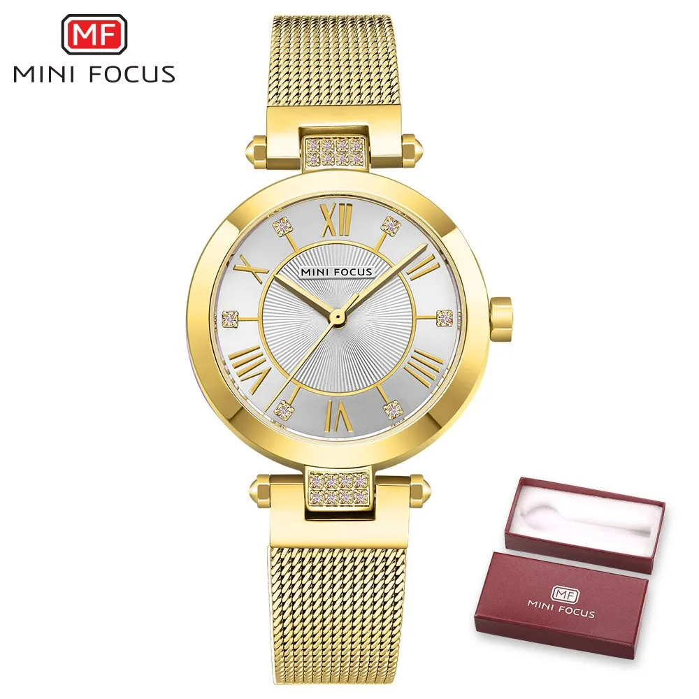 MINI FOCUS Ladys Luxury Brand Women Watches Waterproof Fashion Watch for Woman Ladies Wrist Watch Relogio Feminino Montre Femme