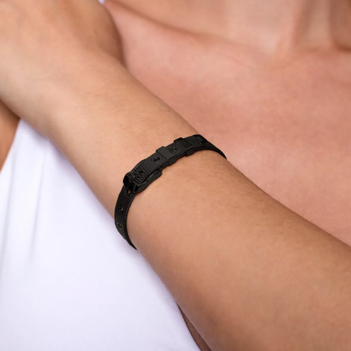 Minimalist | Gunmetal | Buckle Bracelet