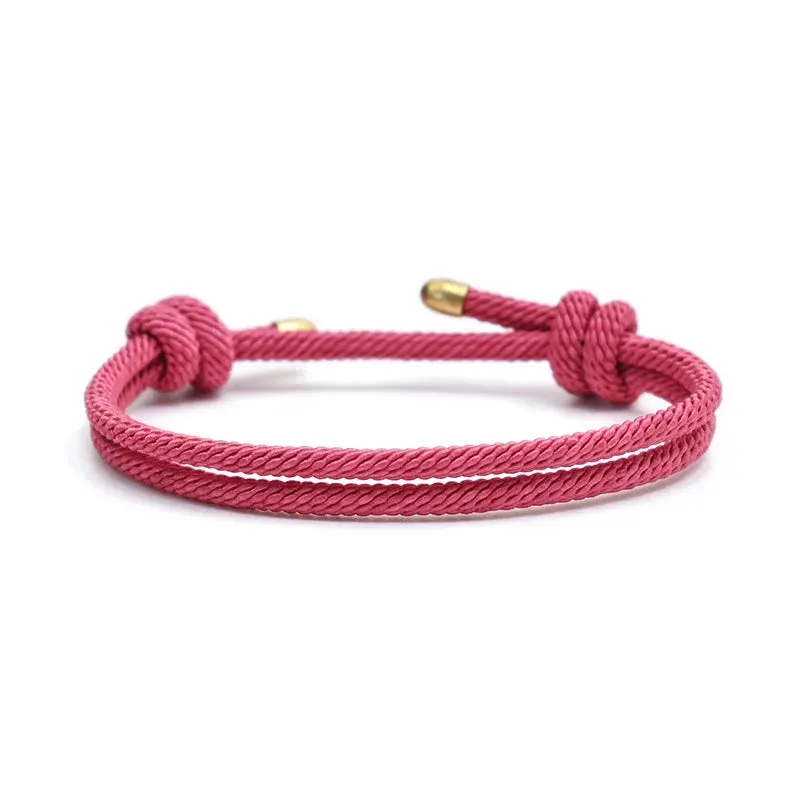 Minimalist Milan Rope Bracelets Men Women Handmade Adjustable Red Thread Bracelet Couple Braclet Best Friend Gift