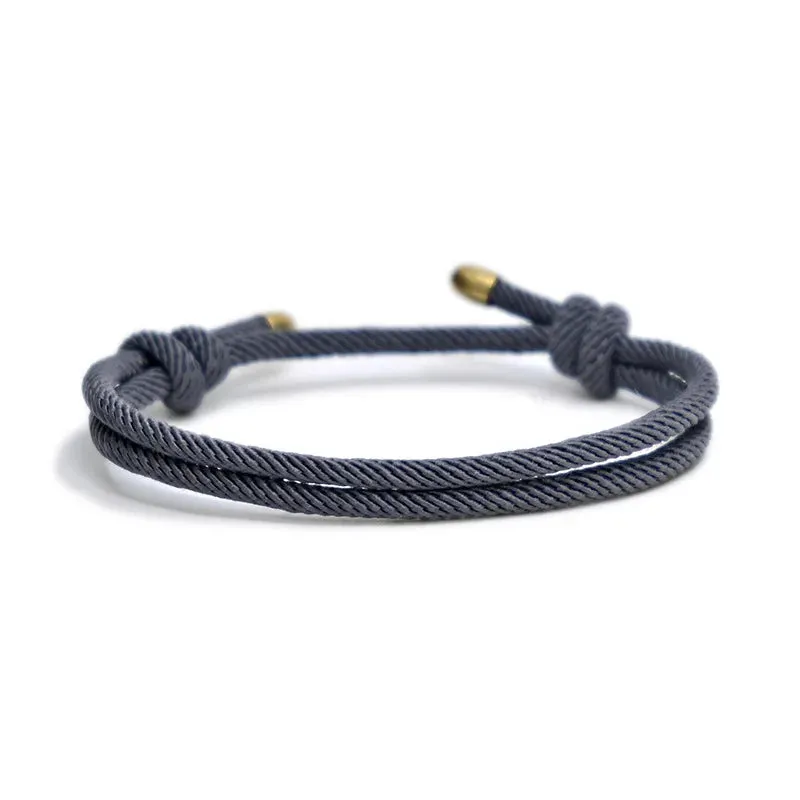 Minimalist Milan Rope Bracelets Men Women Handmade Adjustable Red Thread Bracelet Couple Braclet Best Friend Gift