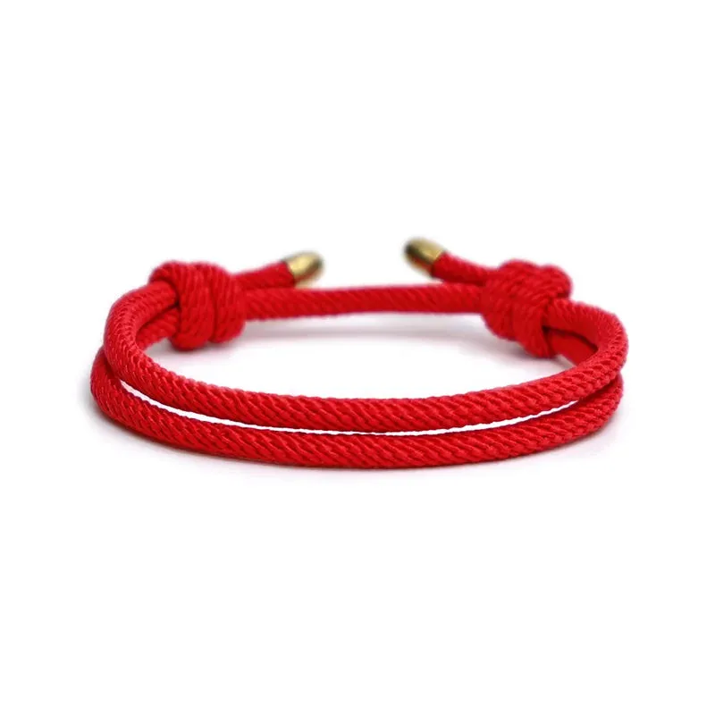 Minimalist Milan Rope Bracelets Men Women Handmade Adjustable Red Thread Bracelet Couple Braclet Best Friend Gift