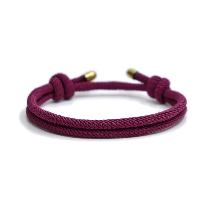 Minimalist Milan Rope Bracelets Men Women Handmade Adjustable Red Thread Bracelet Couple Braclet Best Friend Gift