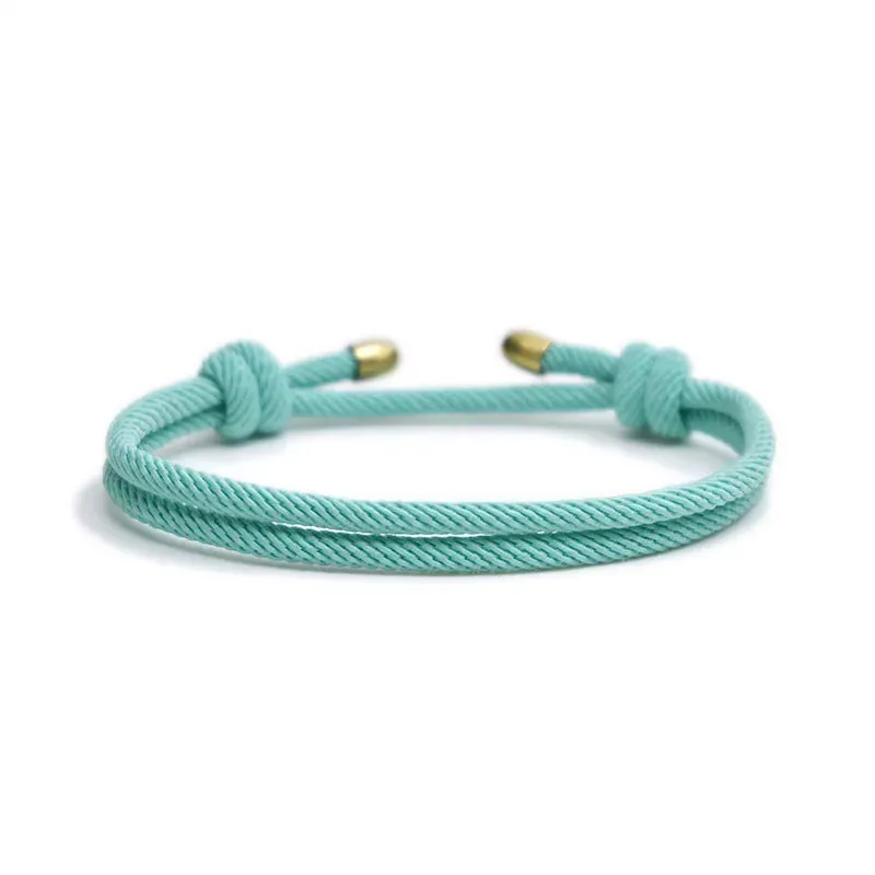 Minimalist Milan Rope Bracelets Men Women Handmade Adjustable Red Thread Bracelet Couple Braclet Best Friend Gift