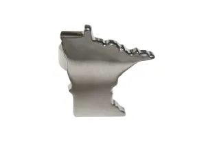 Minnesota Map Shape Adjustable Size Fashion Ring