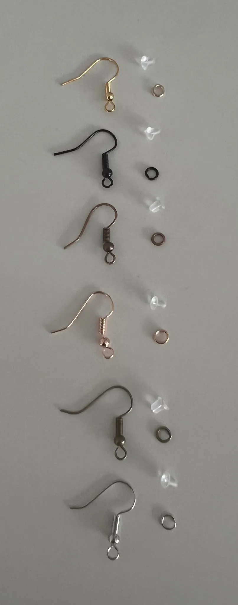 Mixed colour Earring Hooks - Pack of 35 Pairs