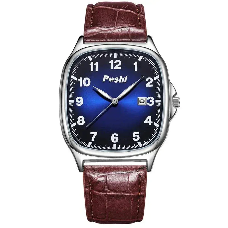 MODE LEATHER STRAP QUARTZ WATCH | Timeless Elegance Redefined