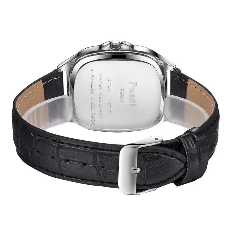 MODE LEATHER STRAP QUARTZ WATCH | Timeless Elegance Redefined