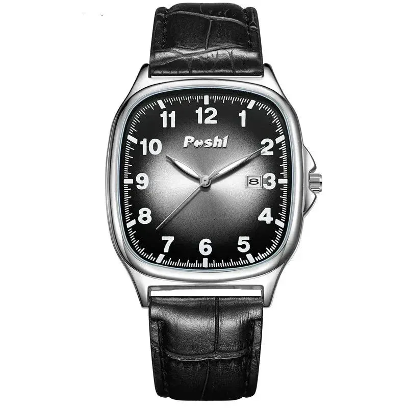 MODE LEATHER STRAP QUARTZ WATCH | Timeless Elegance Redefined