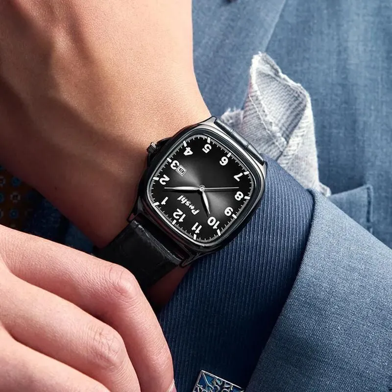 MODE LEATHER STRAP QUARTZ WATCH | Timeless Elegance Redefined