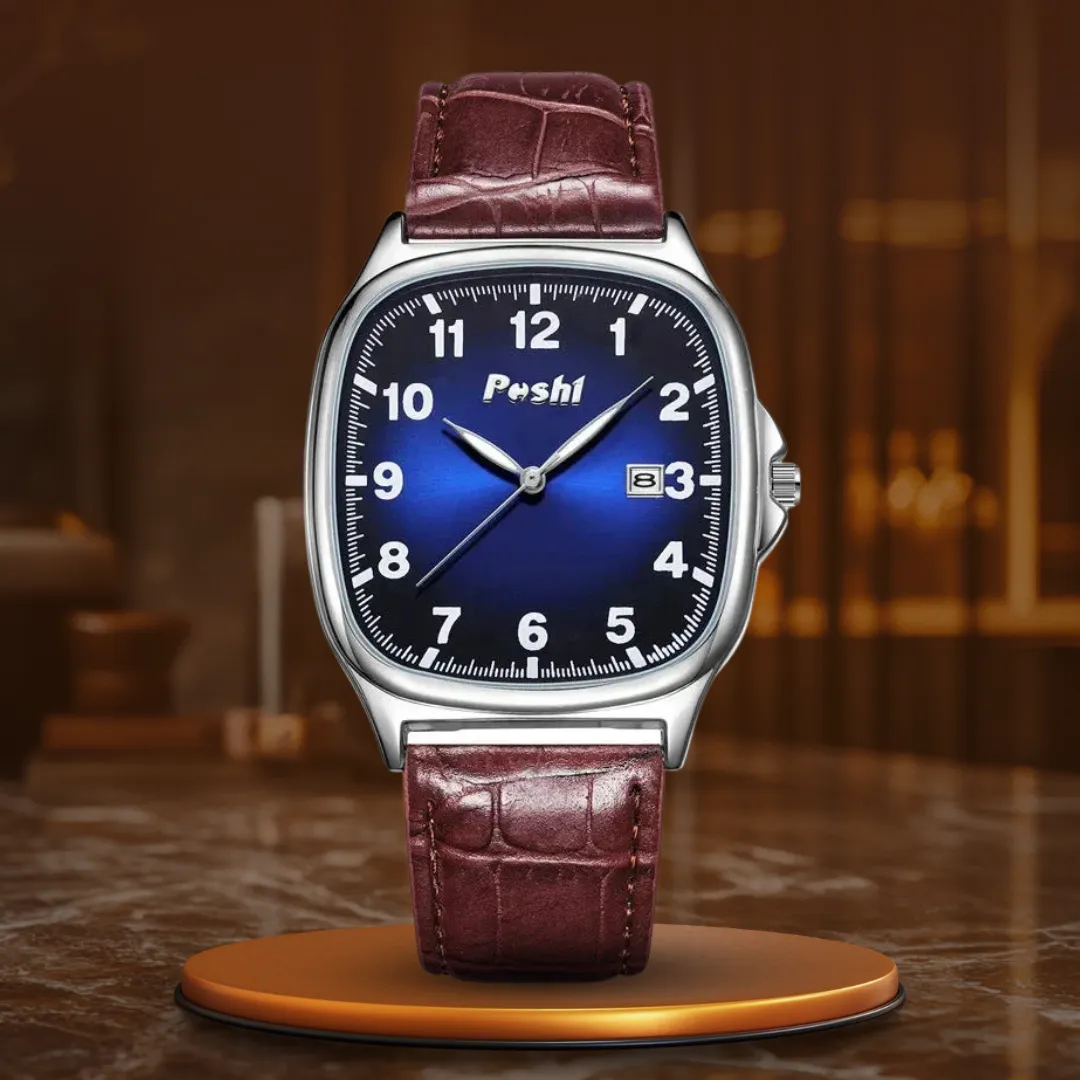 MODE LEATHER STRAP QUARTZ WATCH | Timeless Elegance Redefined