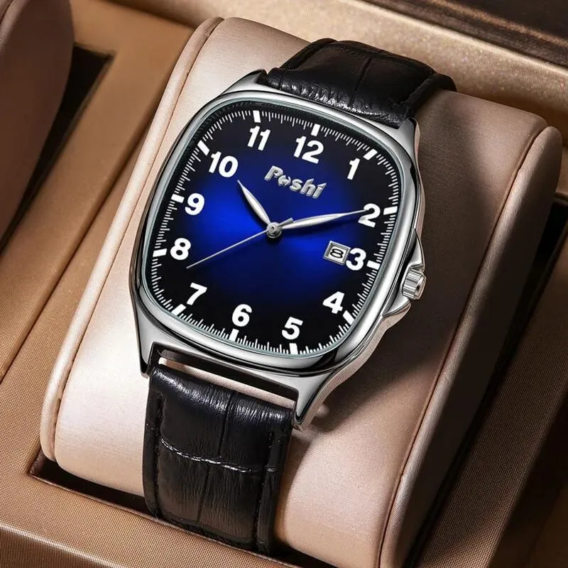 MODE LEATHER STRAP QUARTZ WATCH | Timeless Elegance Redefined