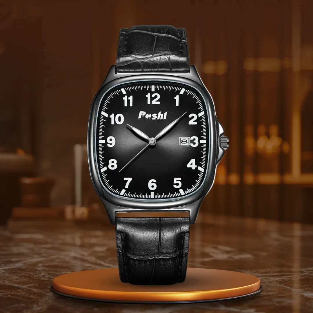 MODE LEATHER STRAP QUARTZ WATCH | Timeless Elegance Redefined