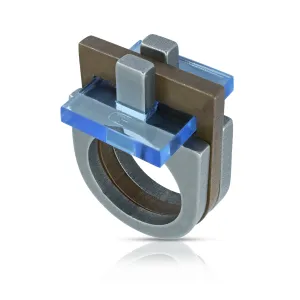 Modular Copper & Plexiglass Detalje Ring