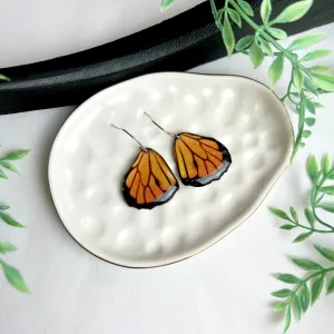 Monarch Butterfly Wing Earrings Bottom Wings
