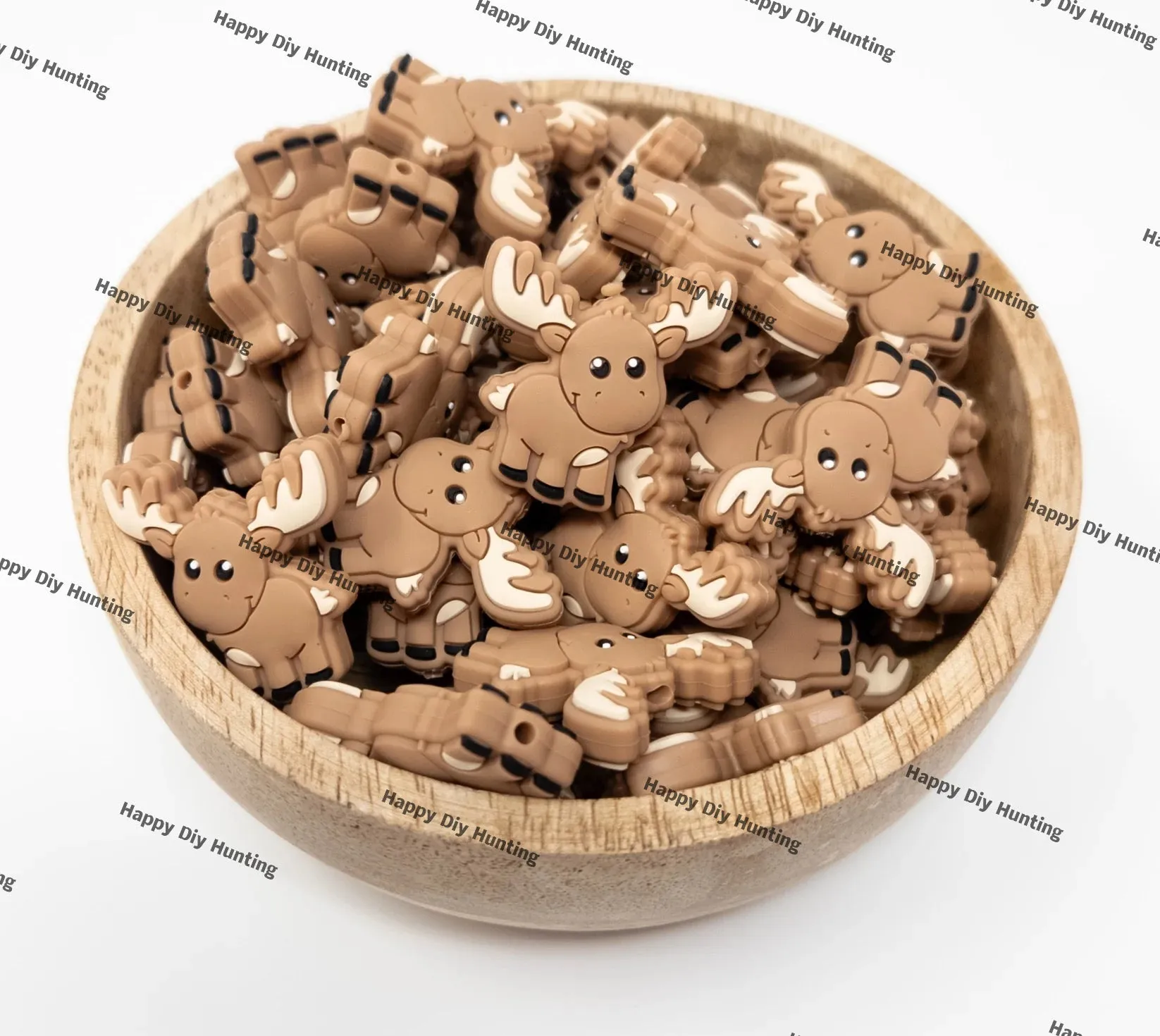 Moose Silicone focal beads wholesale, Silicone focal beads for pens