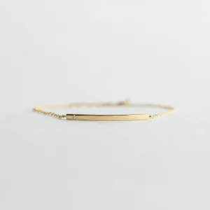Morgan Diamond Bar Bracelet