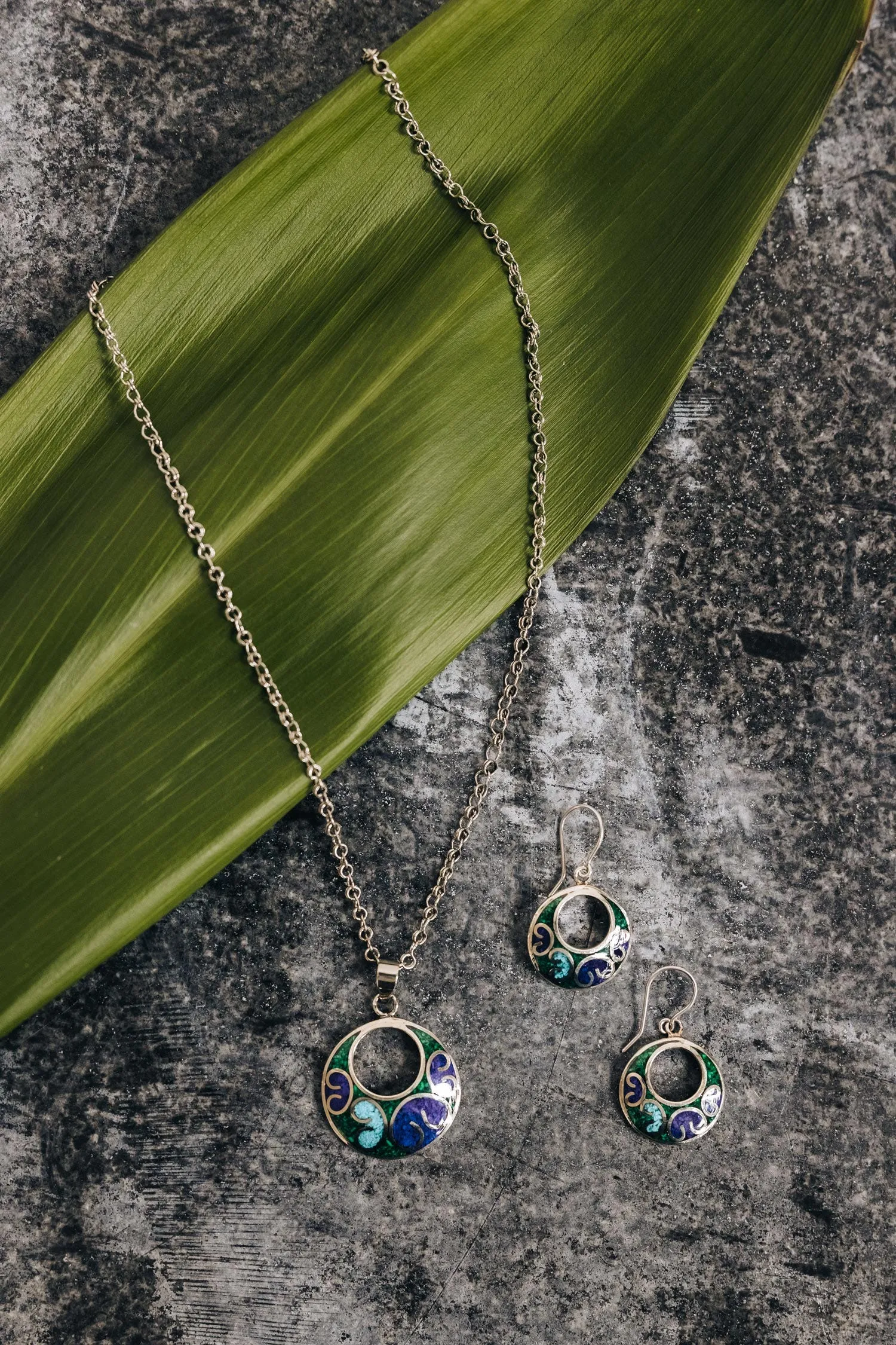 Mosaic Eclipse Earrings