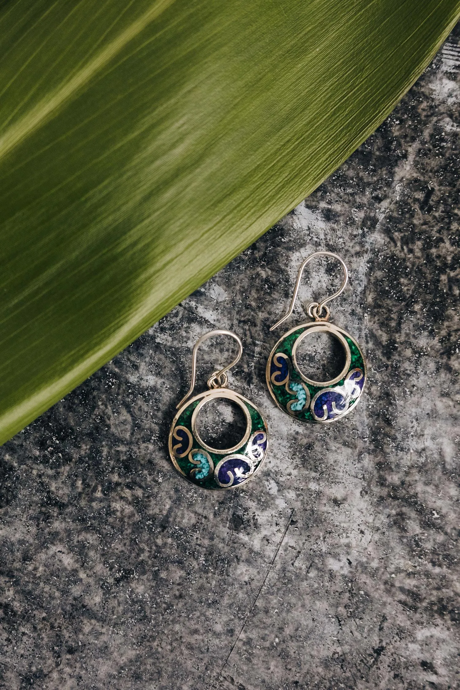 Mosaic Eclipse Earrings