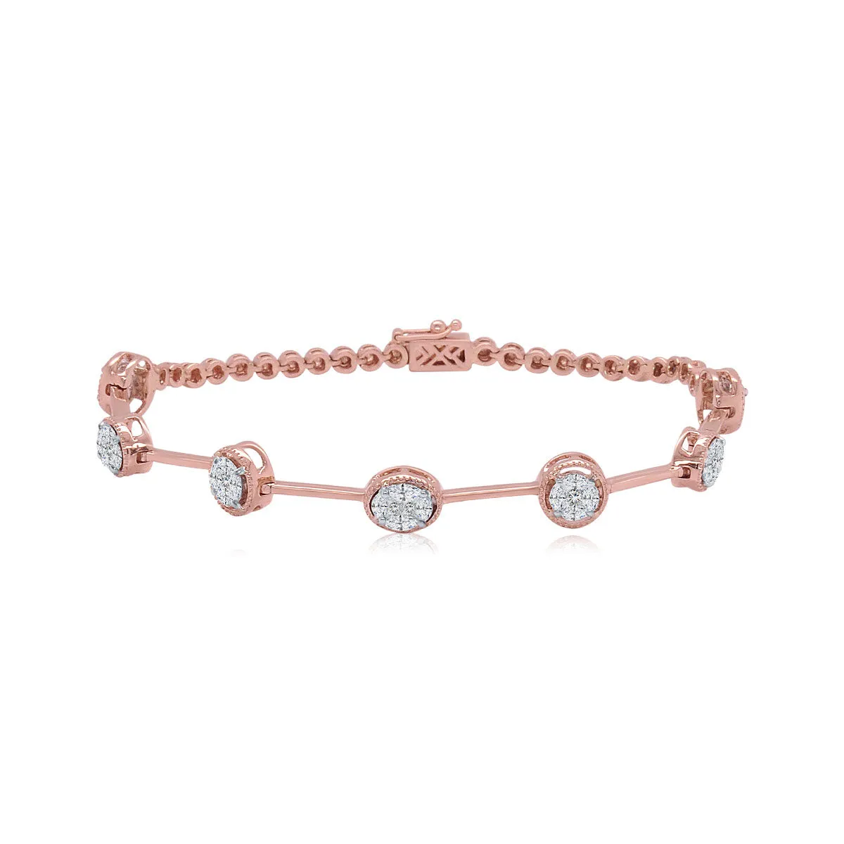 Multi Circlet Diamond Bracelet