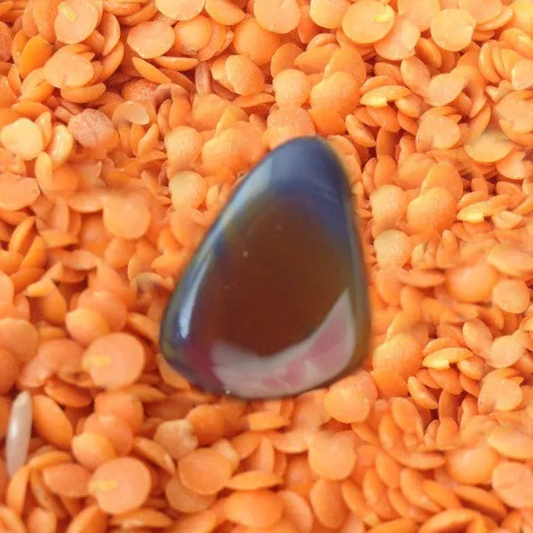 Multi-Color Pear Shaped Resin Post Earrings