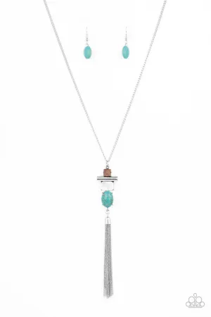 Natural Novice Blue Paparazzi Necklace
