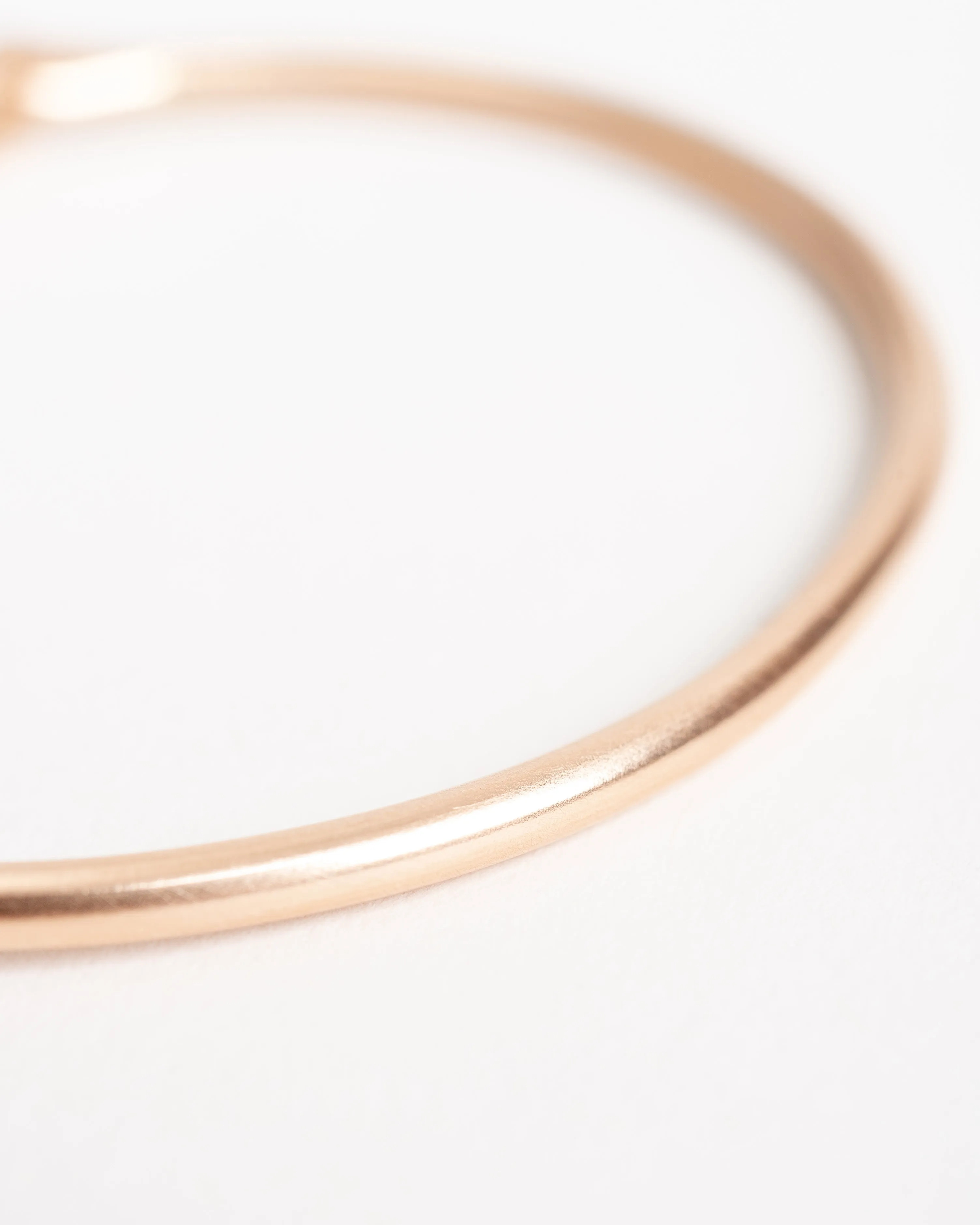 needle eye cuff - rose gold