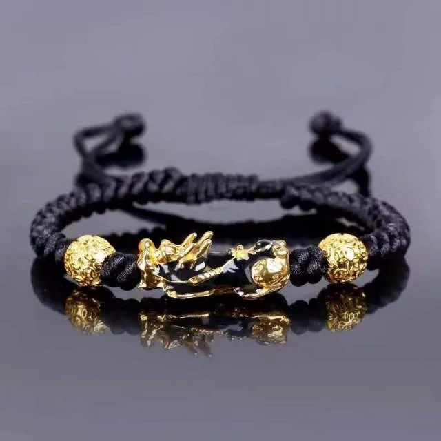 Obsidian Stone Beaded Fashion Bracelet for Women