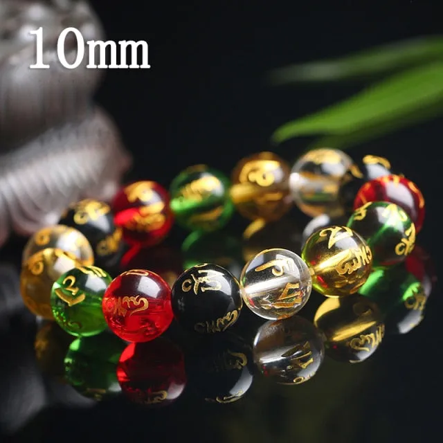 Obsidian Stone Beaded Fashion Bracelet for Women