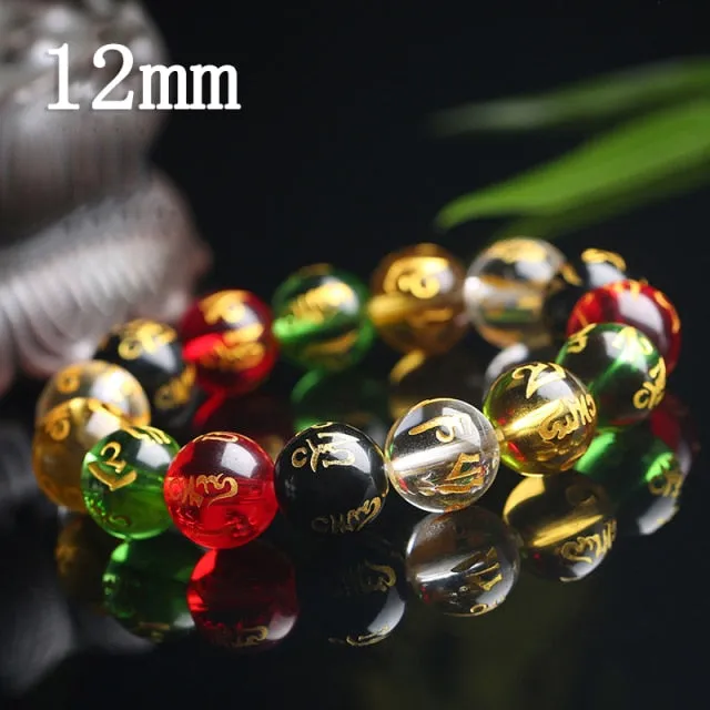 Obsidian Stone Beaded Fashion Bracelet for Women