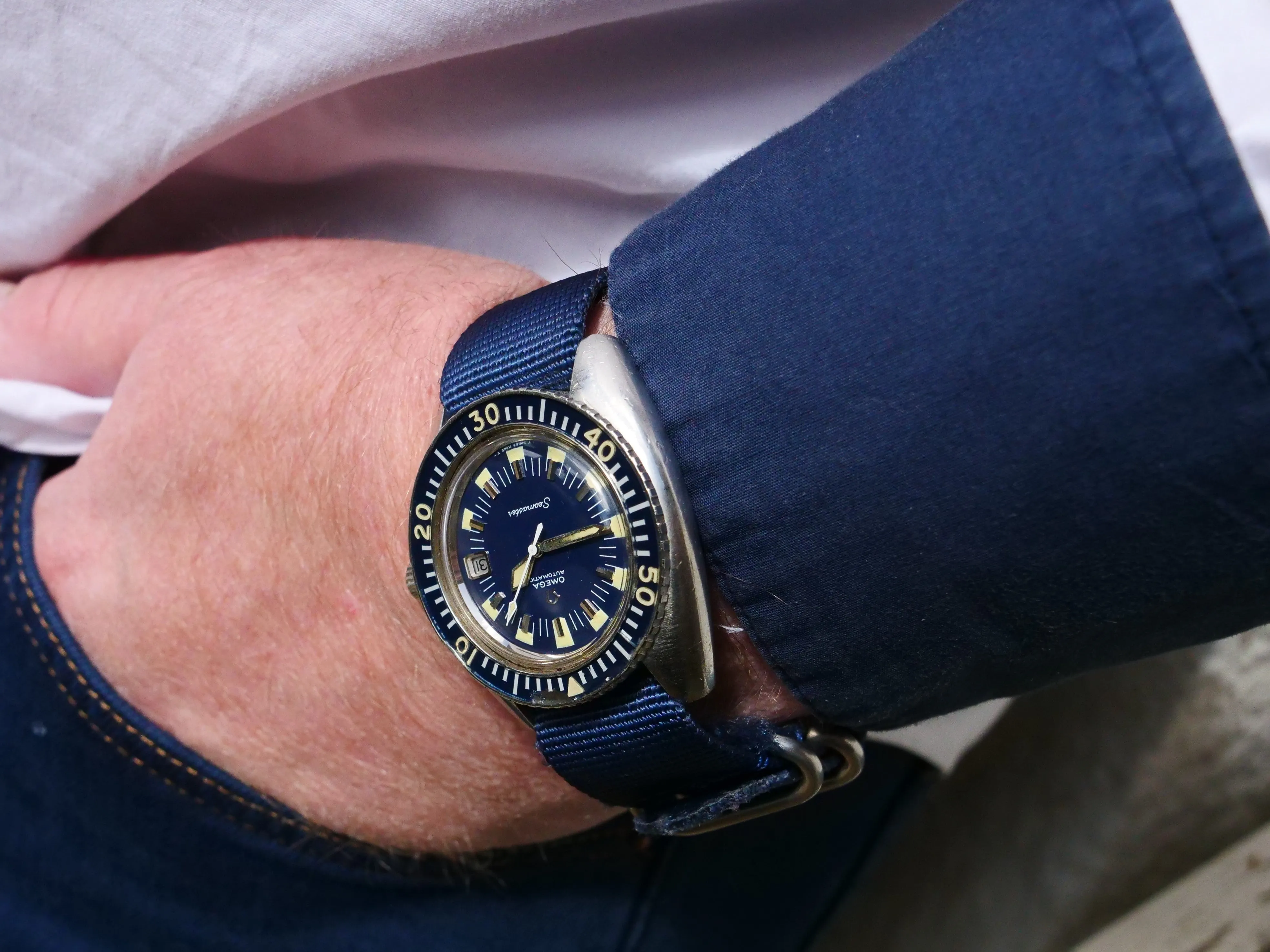 Omega Seamaster 120 deep blue