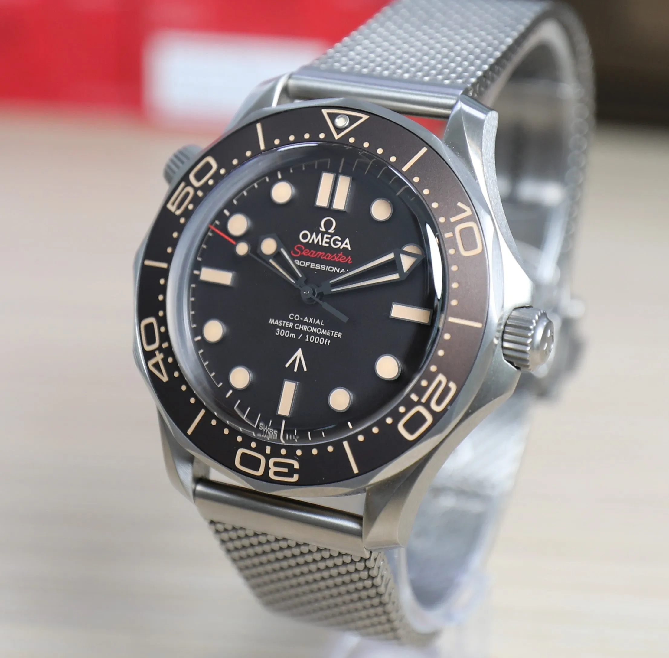 Omega Seamaster Diver 300M James Bond Edition 007 – No Time to Die -Titanium – New – full set