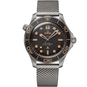 Omega Seamaster Diver 300M James Bond Edition 007 – No Time to Die -Titanium – New – full set