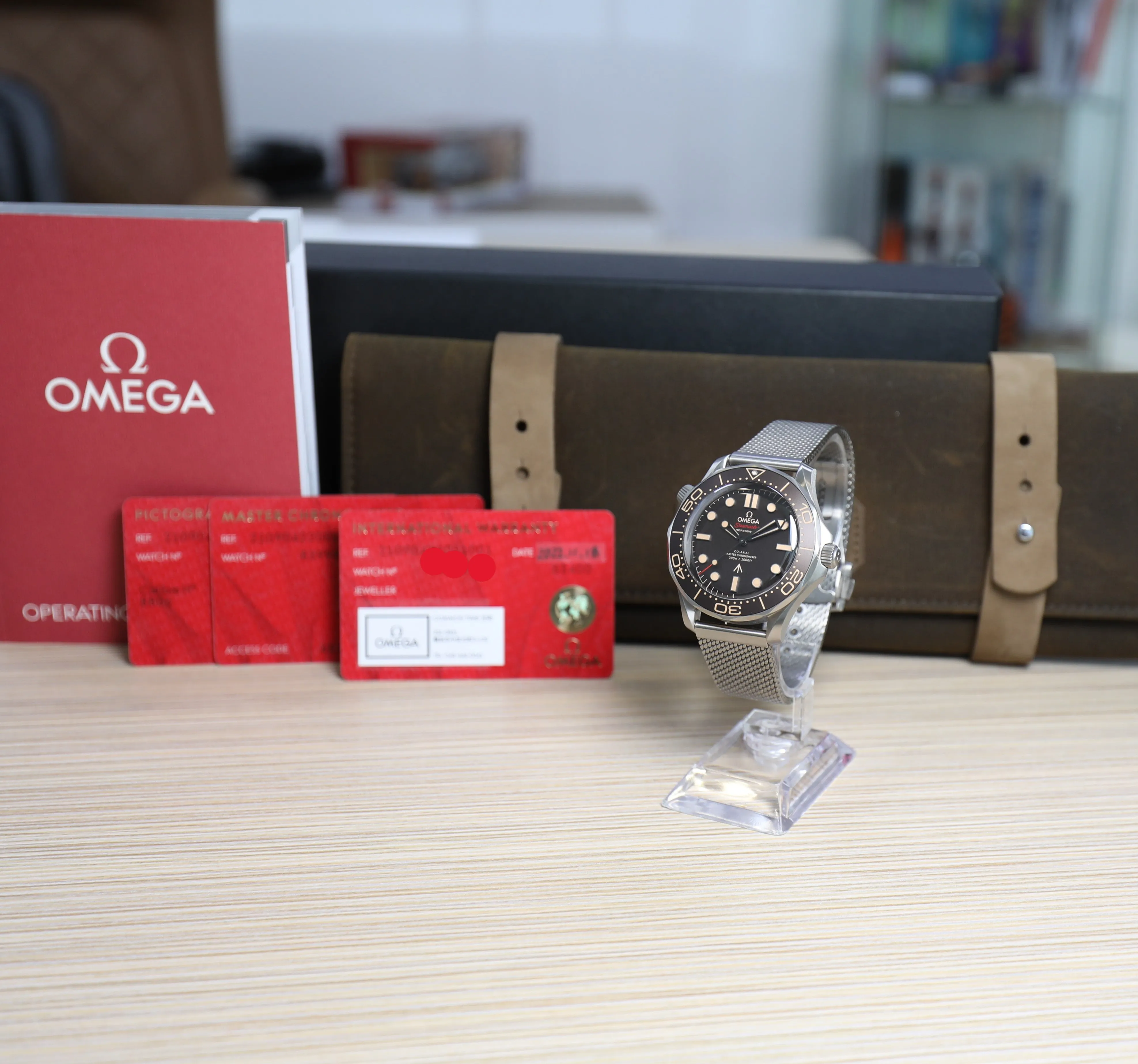 Omega Seamaster Diver 300M James Bond Edition 007 – No Time to Die -Titanium – New – full set