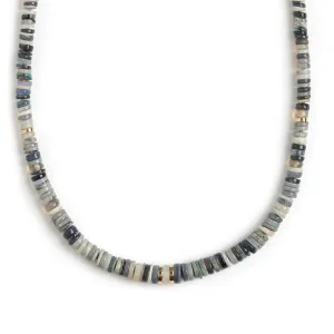 Opal Heishi Bead Necklace