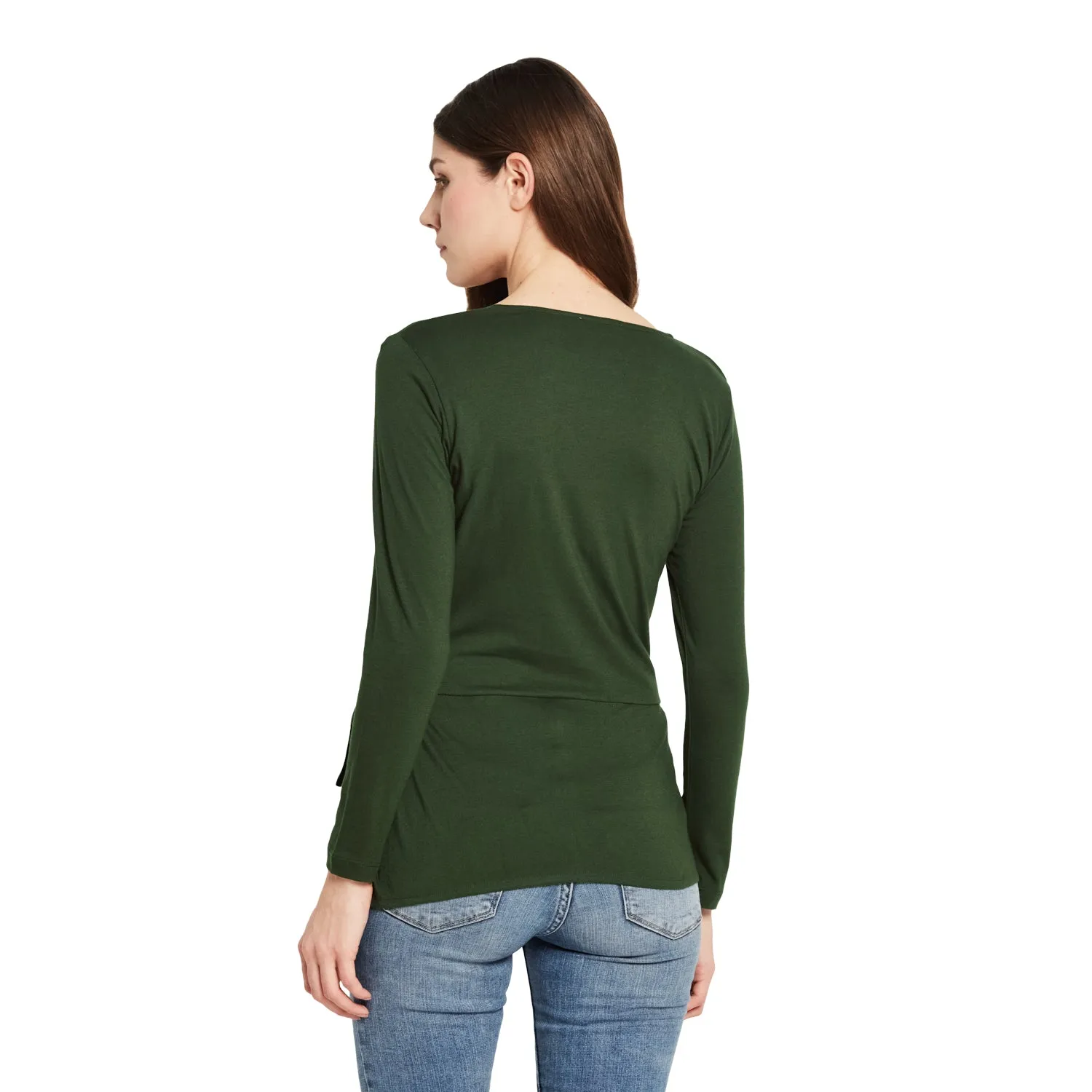 OVERLAP WITH SIDE TIE TOP