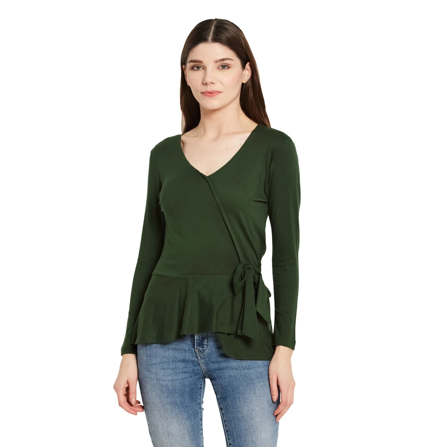 OVERLAP WITH SIDE TIE TOP