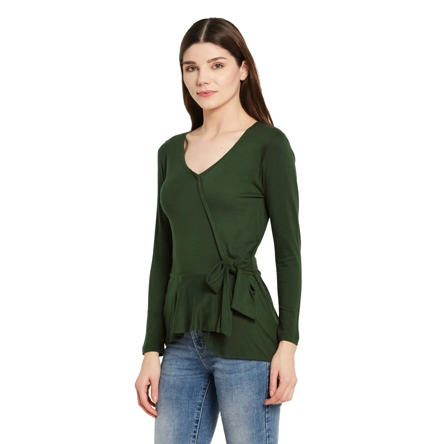OVERLAP WITH SIDE TIE TOP