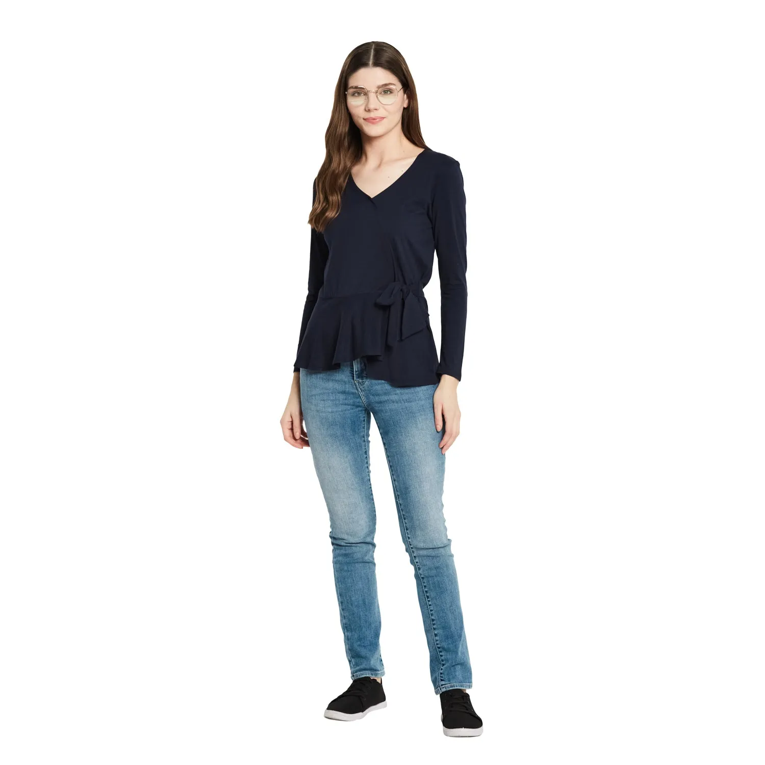 OVERLAP WITH SIDE TIE TOP
