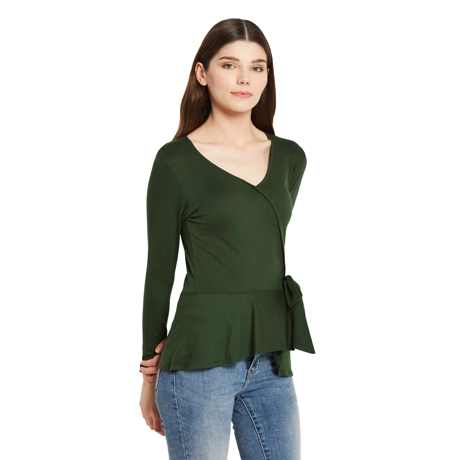 OVERLAP WITH SIDE TIE TOP