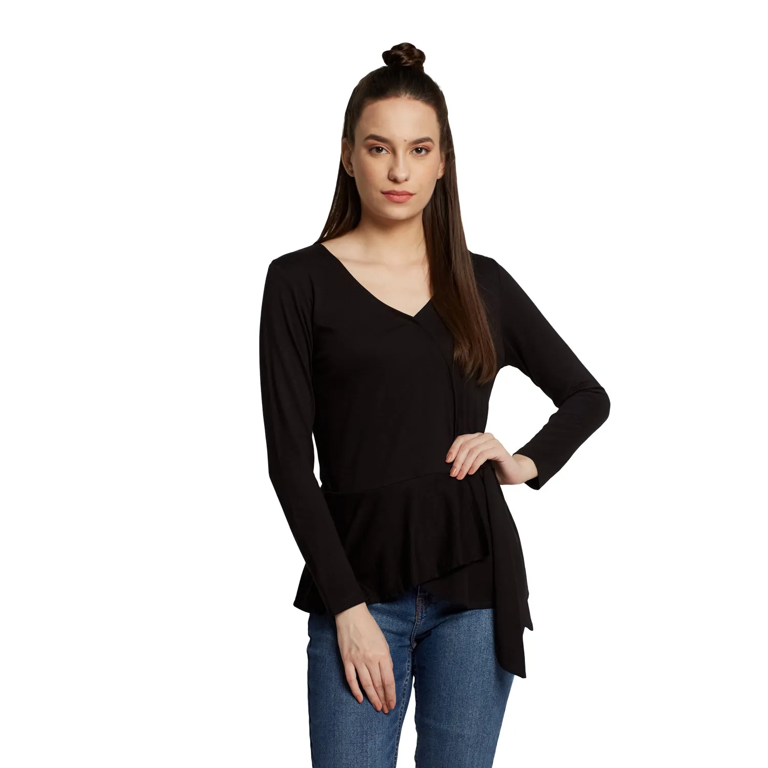 OVERLAP WITH SIDE TIE TOP