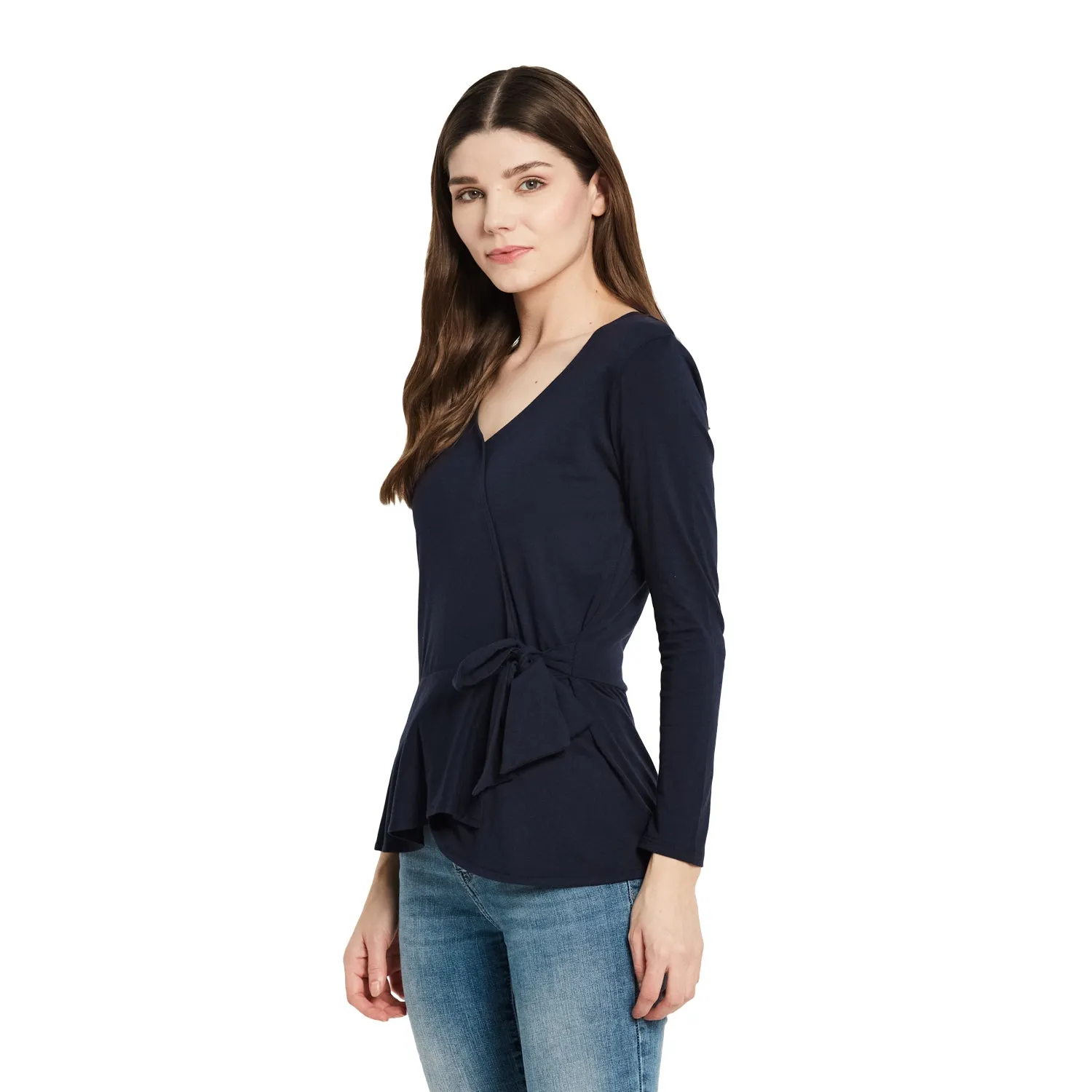 OVERLAP WITH SIDE TIE TOP