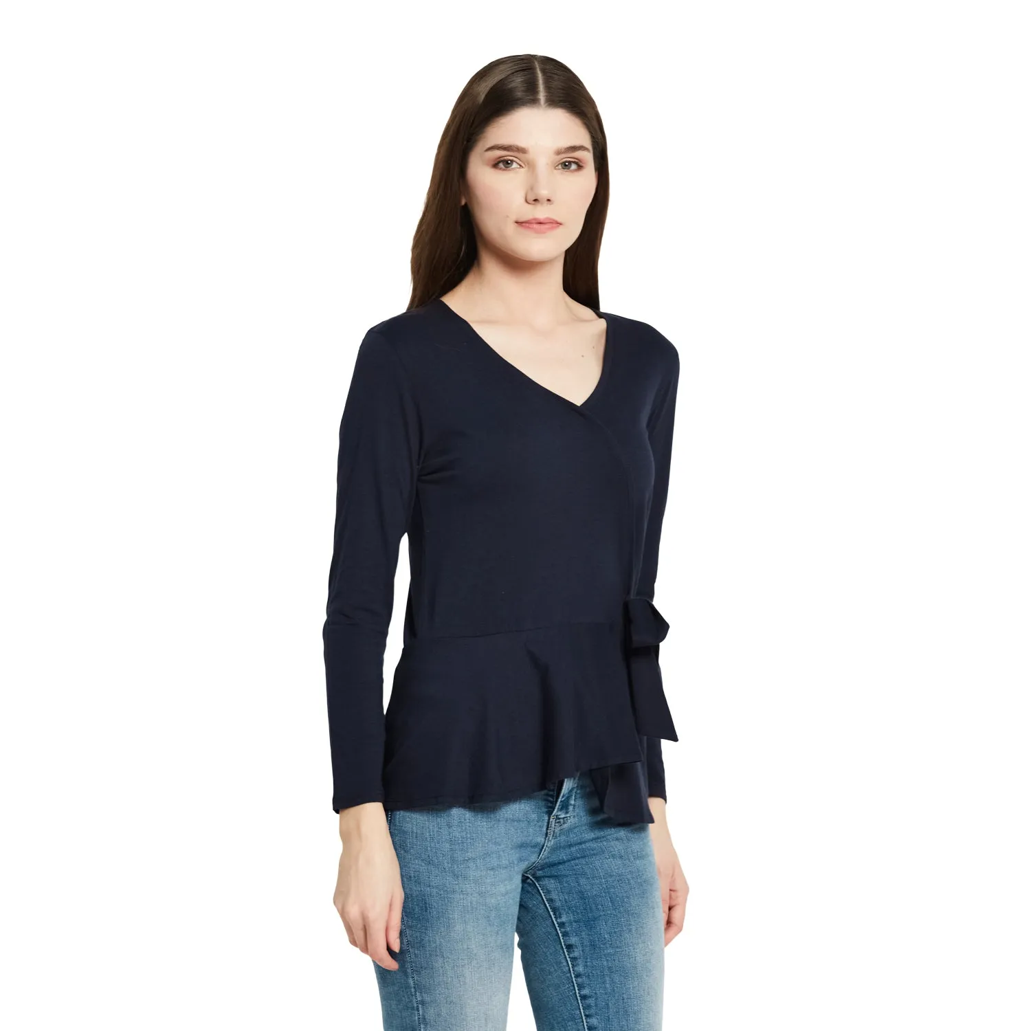 OVERLAP WITH SIDE TIE TOP