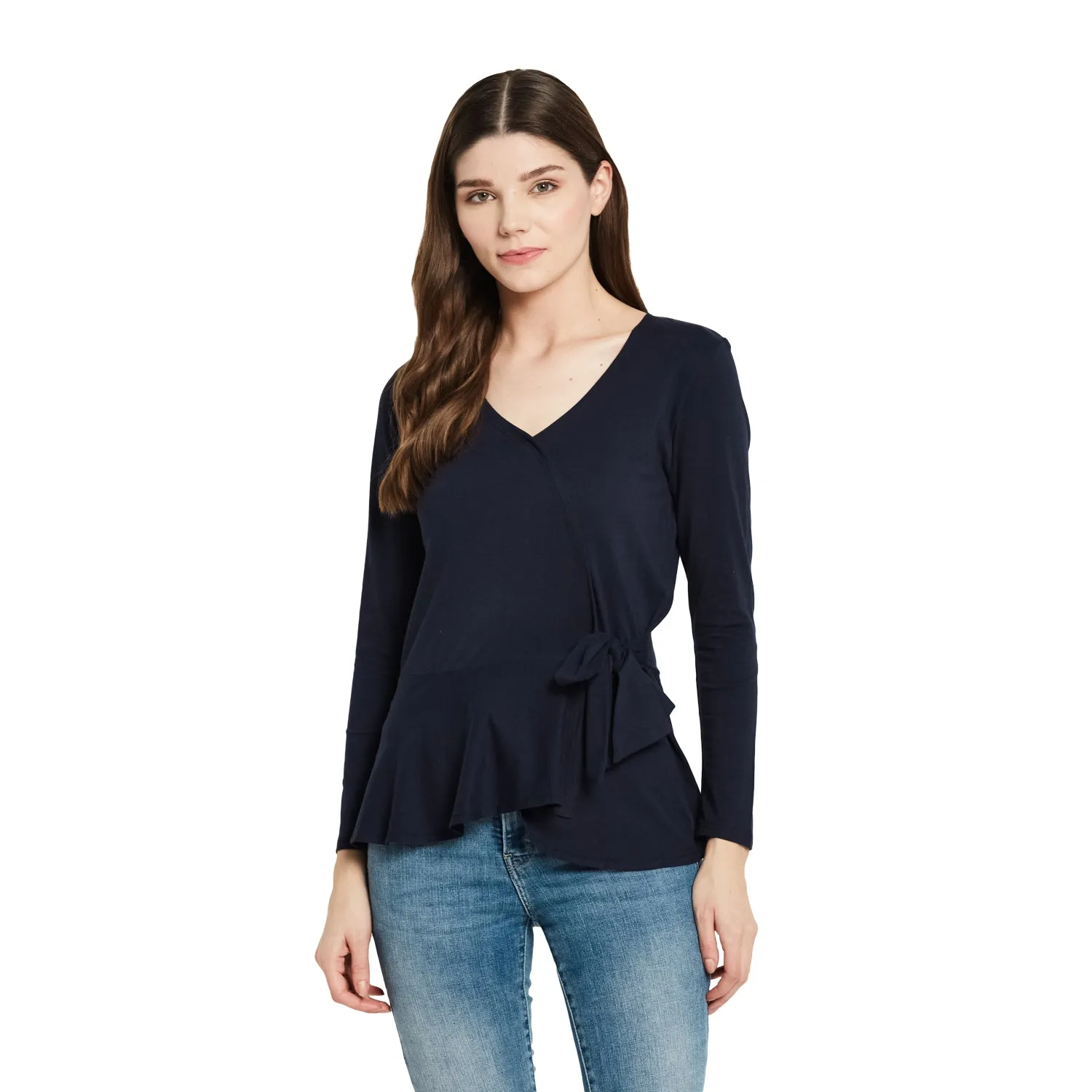 OVERLAP WITH SIDE TIE TOP