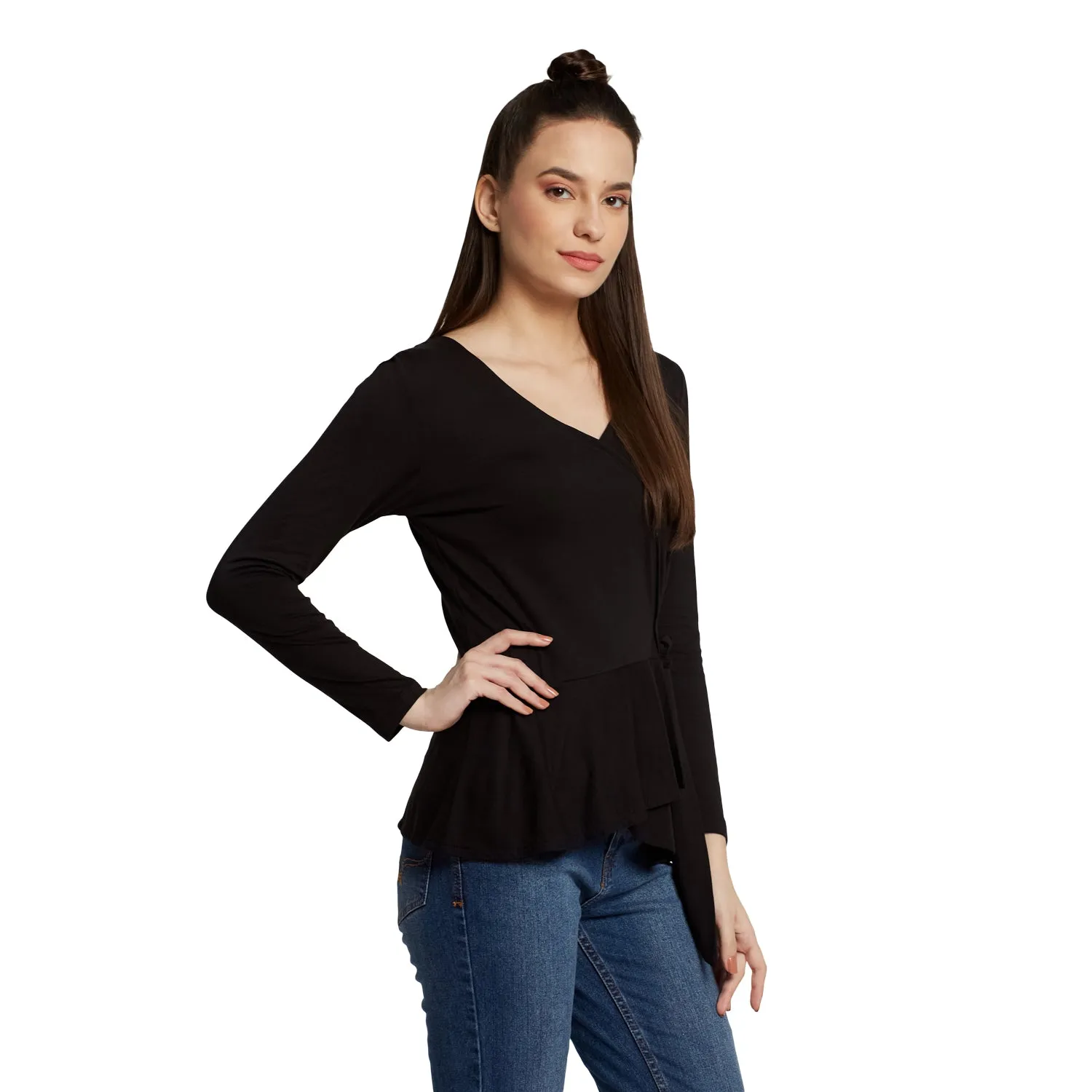 OVERLAP WITH SIDE TIE TOP