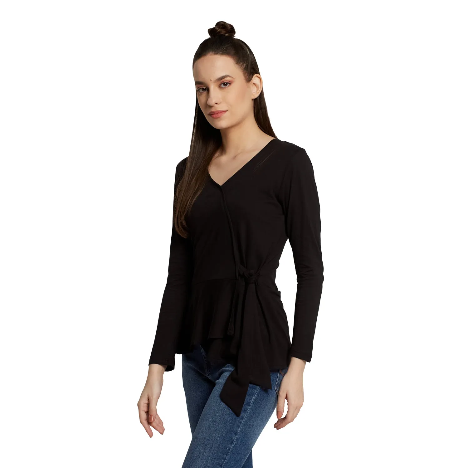 OVERLAP WITH SIDE TIE TOP