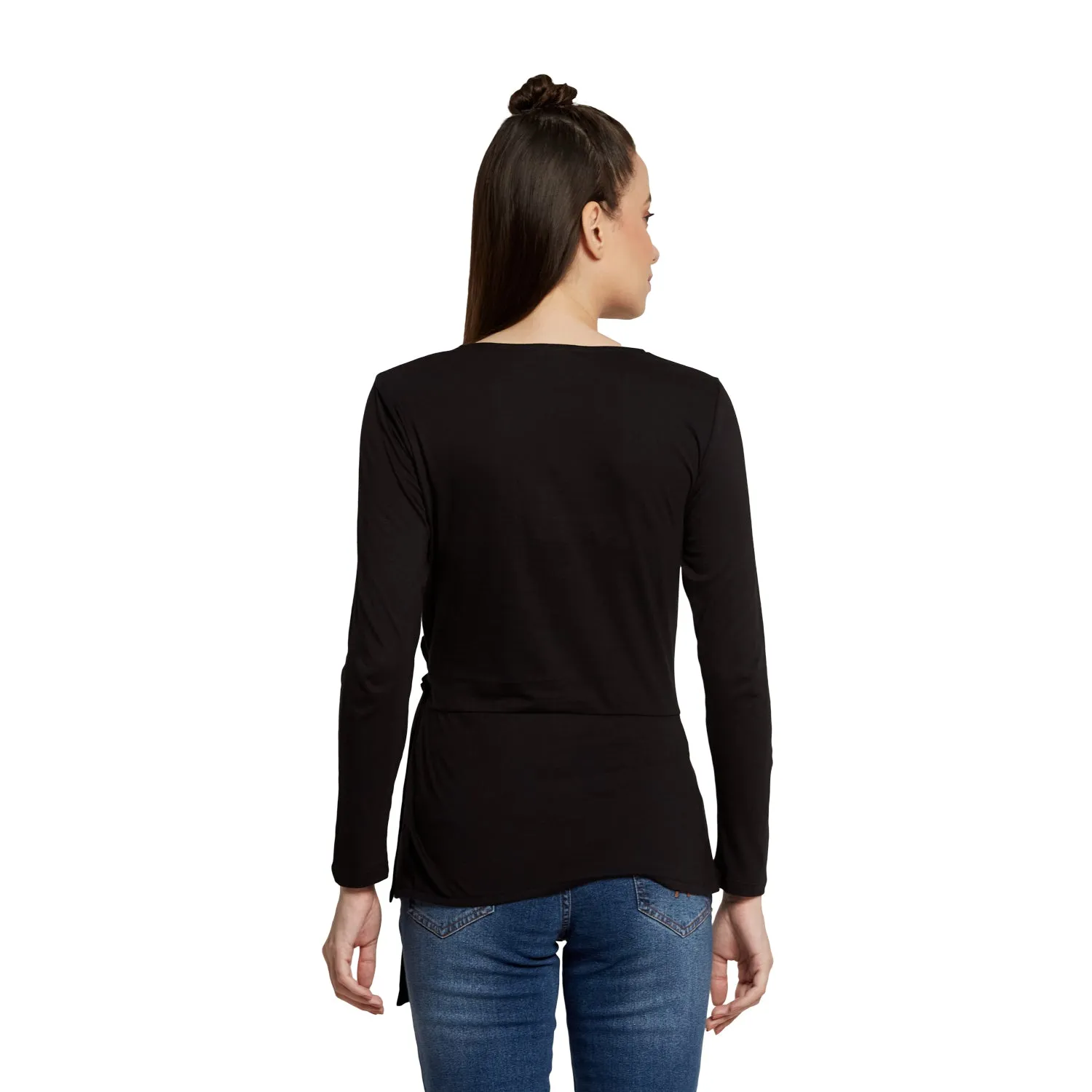 OVERLAP WITH SIDE TIE TOP