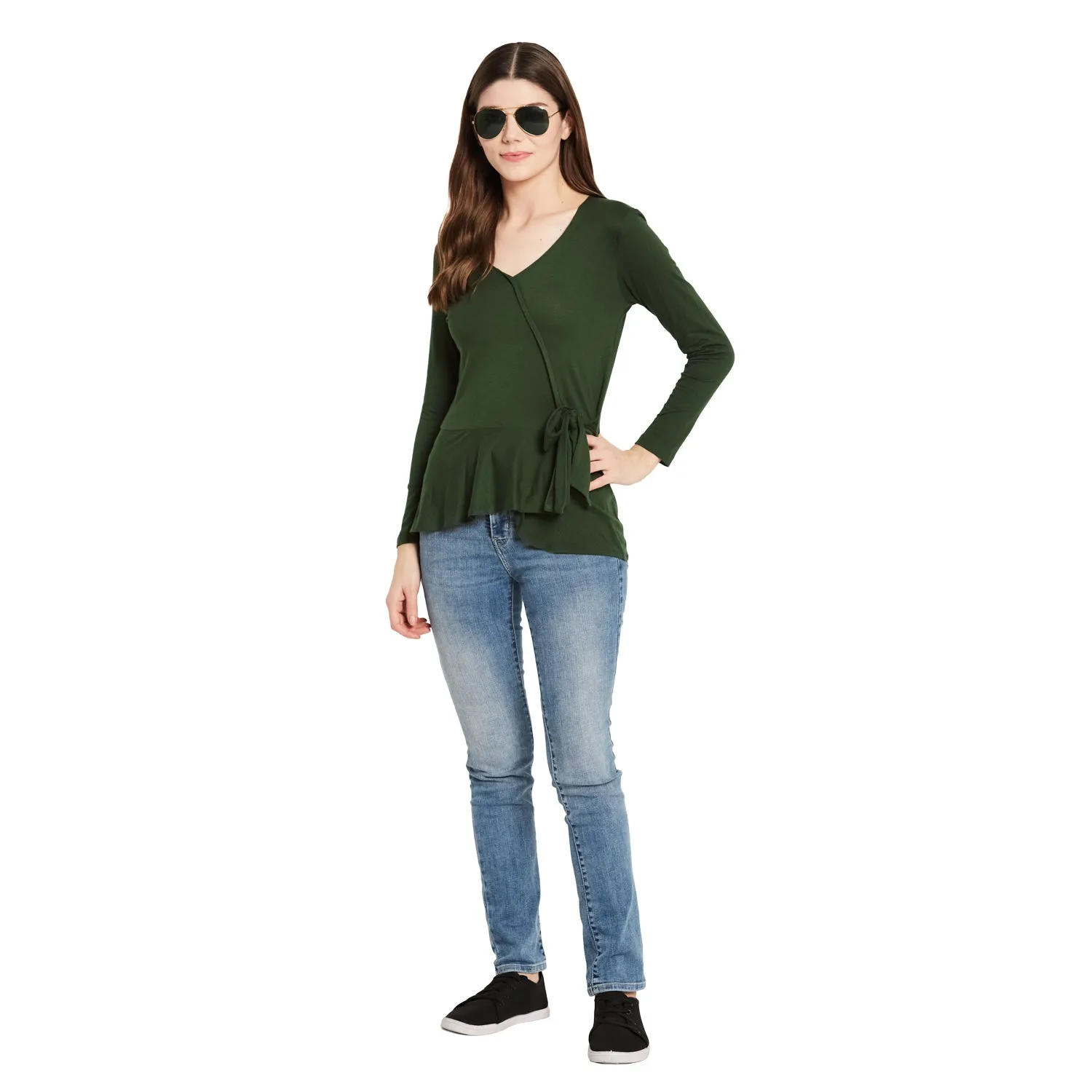 OVERLAP WITH SIDE TIE TOP